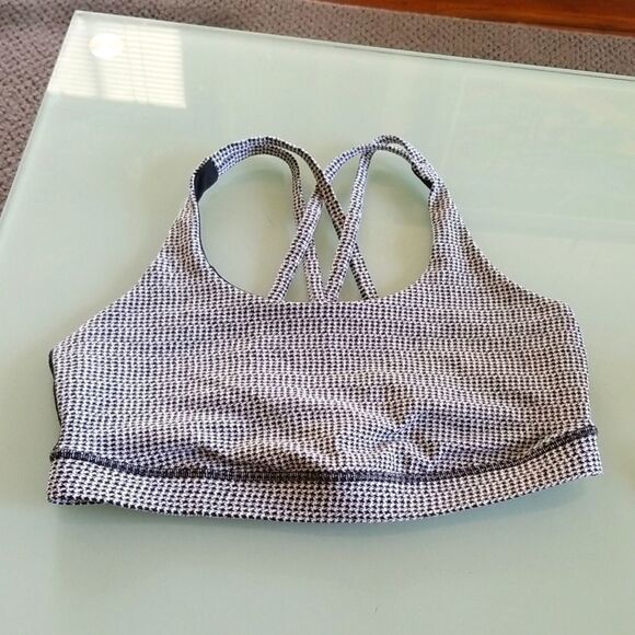 Lululemon Athletica Houndstooth Sports Bra - Picture 1 of 5
